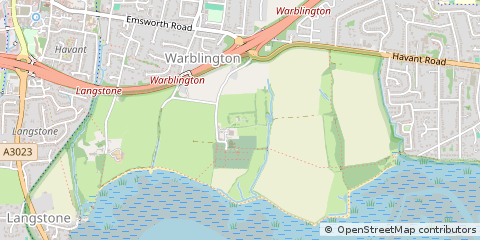 Map of Havant, Hampshire