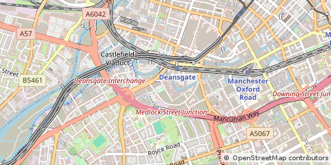 Map of Manchester