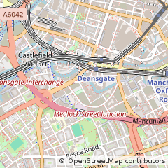 Map of Manchester
