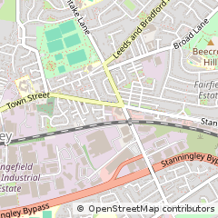 Map of Leeds, West Yorkshire