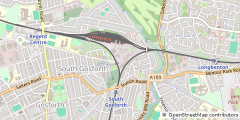 Map of Newcastle Upon Tyne
