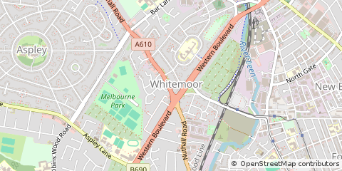 Map of Nottingham