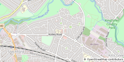 Map of Birmingham