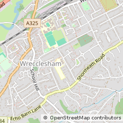 Map of Farnham, Surrey