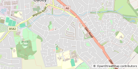 Map of Leicester
