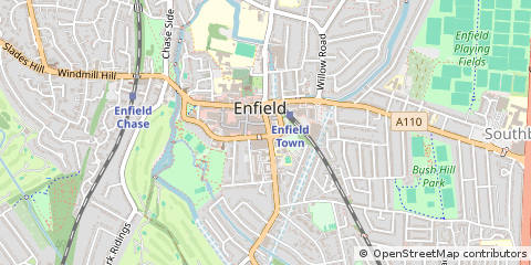 Map of Enfield