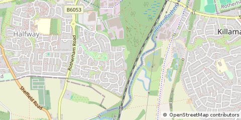 Map of Sheffield