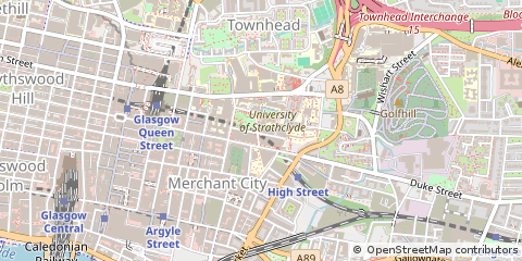 Map of Glasgow