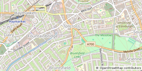 Map of Edinburgh