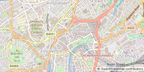 Map of Bristol