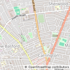 Map of Nottingham