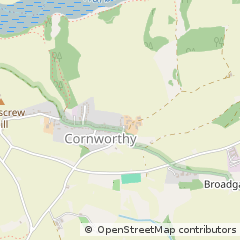 Map of Totnes, Devon