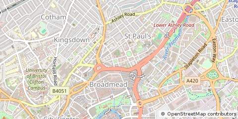 Map of Bristol