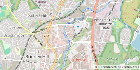 Map of Worcester, West Midlands