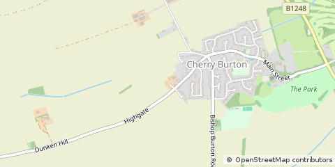 Map of Beverley, North Humberside