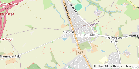 Map of Oldham