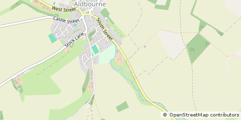 Map of Marlborough, Wiltshire