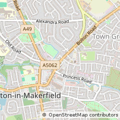 Map of Wigan