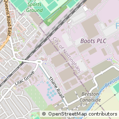 Map of Nottingham