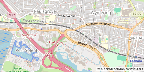 Map of Portsmouth, Hampshire