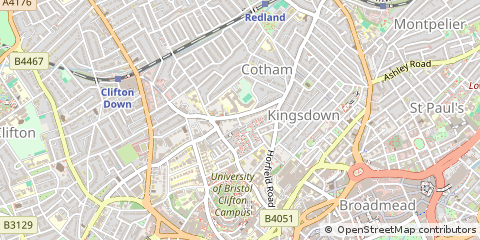 Map of Bristol