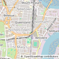 Map of Southampton, Hampshire