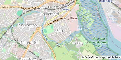 Map of Southampton