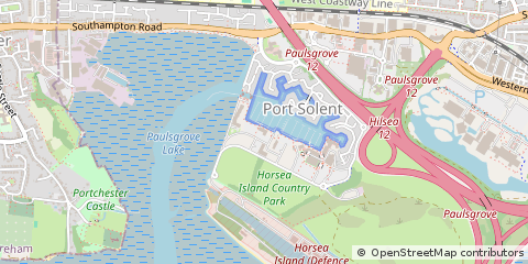 Map of Portsmouth, Hants