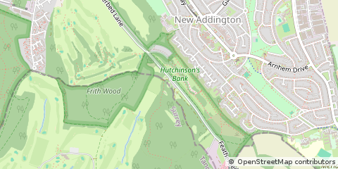 Map of Croydon