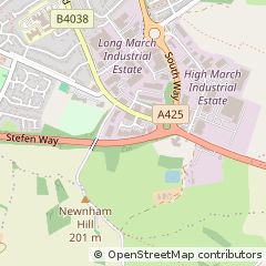 Map of Daventry, Northamptonshire