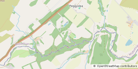 Map of Penicuik