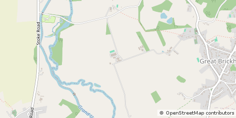 Map of Great Brickhill, Bucks