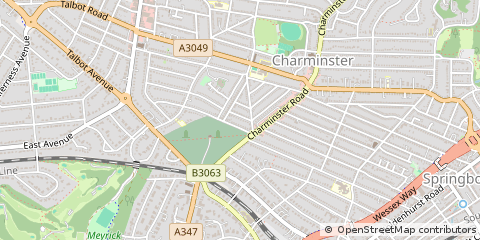 Map of Bournemouth