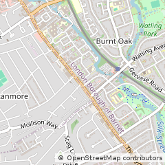 Map of Edgware