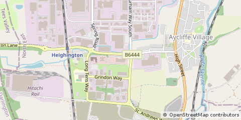 Map of Newton Aycliffe