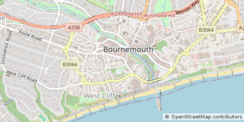 Map of Bournemouth