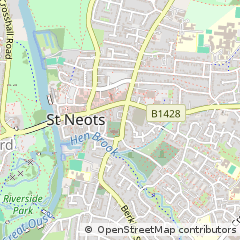 Map of ST Neots, Cambs