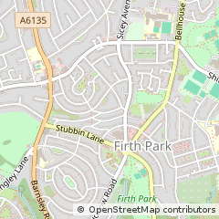 Map of Sheffield