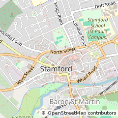 Map of Stamford, Lincolnshire