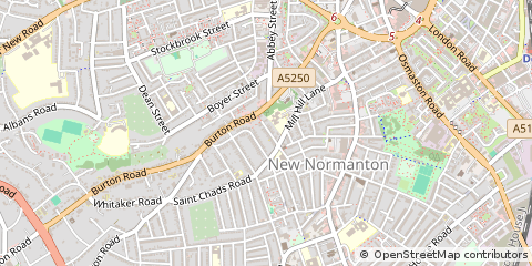 Map of Derby