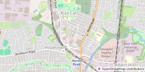 Map of Darlington
