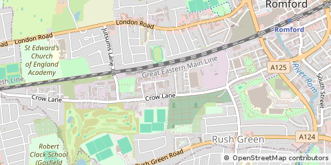 Map of Romford