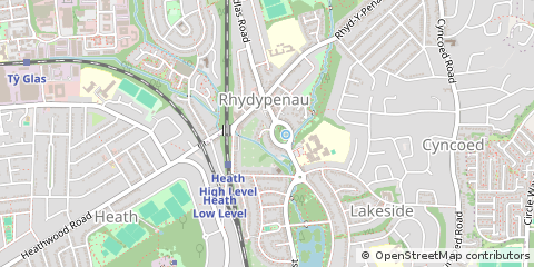 Map of Cardiff