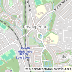 Map of Cardiff