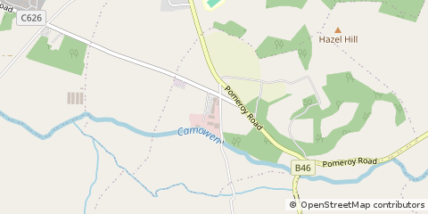 Map of Omagh, Tyrone