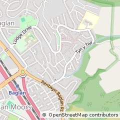 Map of Port Talbot, West Sussex