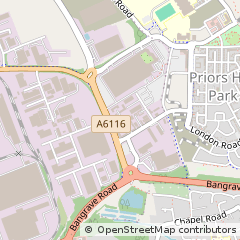Map of Corby, Northamptonshire