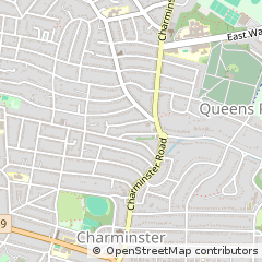 Map of Bournemouth, Dorset