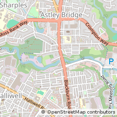 Map of Bolton, Lancashire