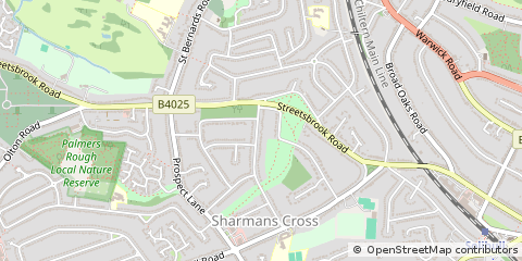Map of Solihull